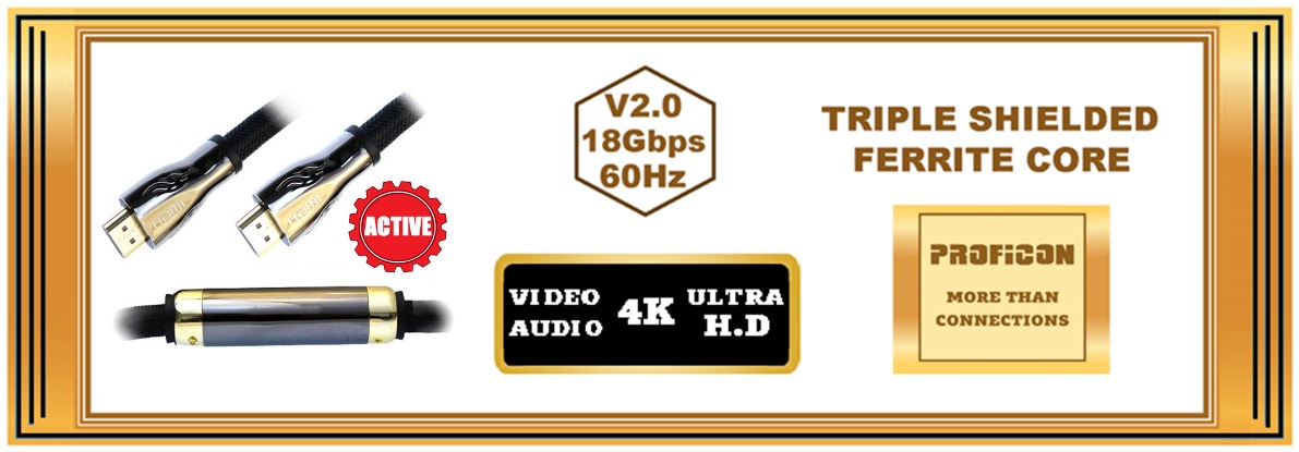 proficon hdmi v2.0 18gbps τεχνικά δεδομένα